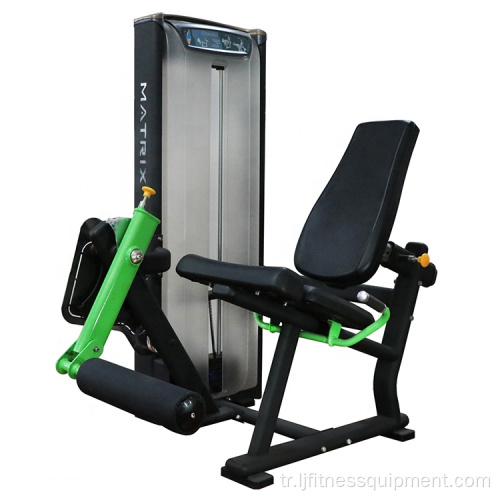 Fitness ekipmanları oturmuş bacak uzatma spor ürünü